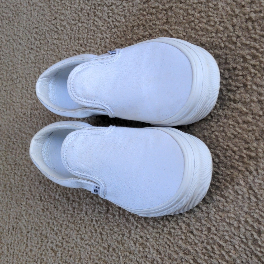 Boys White Vans